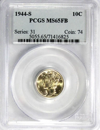 1944-S Mercury Dime PCGS MS65 FB #GA6-25
