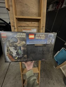 2002 Exclusive (Limited) Lego Star Wars #65153 Jango Fett's Slave I Ship + Case