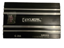 Amplificatore Power 4 Channel 5800 W  For Cars No Box New No Used