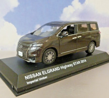 KYOSHO DIECAST 1/43 2014 NISSAN ELGRAND HIGHWAY STAR IMPERIAL UMBER/MET. BROWN
