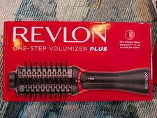Revlon One-Step Volumizer Plus Brush Hair Dryer, black, New in Box