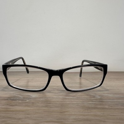 Handmade Italian Eyeglasses Frames Only Alex Miles 54-16-135 Black Quality