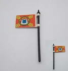 PLAYMOBIL (A22124) PIRATES - Flag with Matte Soldier Royal Guard 3544 Vintage