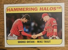 2018 Topps Heritage High Number - Combo Cards Mike Trout, Shohei Ohtani #CC-1...