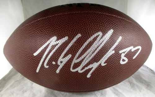 Rob Gronkowski / Autographed Wilson Brand NFL Gold Logo Full Size Football / COA