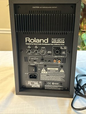 Roland DS50A 24 Bit Bi-amp Powered Monitor Speakers Pair for sale