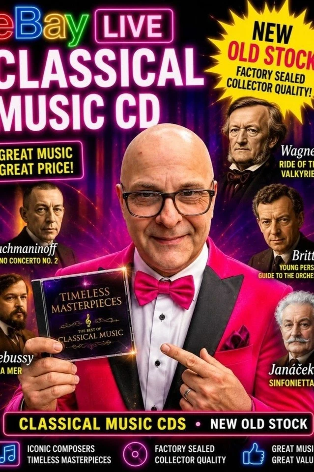 CD Auction - Mostly Classical, Mostly New and Sealed 7pm