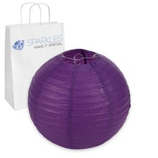5 pcs 6" inch Chinese Paper Lantern - Purple - Wedding Party Event Decoratio jv