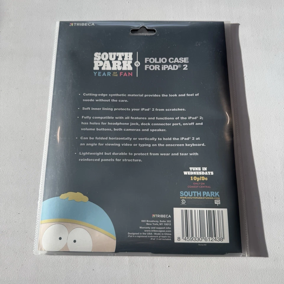 South Park Folio Case for iPad 2 - Year of the Fan - Tribeca - Never used !! - Image 2 of 4