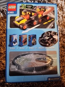 NEW IN BOX LEGO Racers Set 8360 Pull-Back Motor Track Racer. Damaged Box
