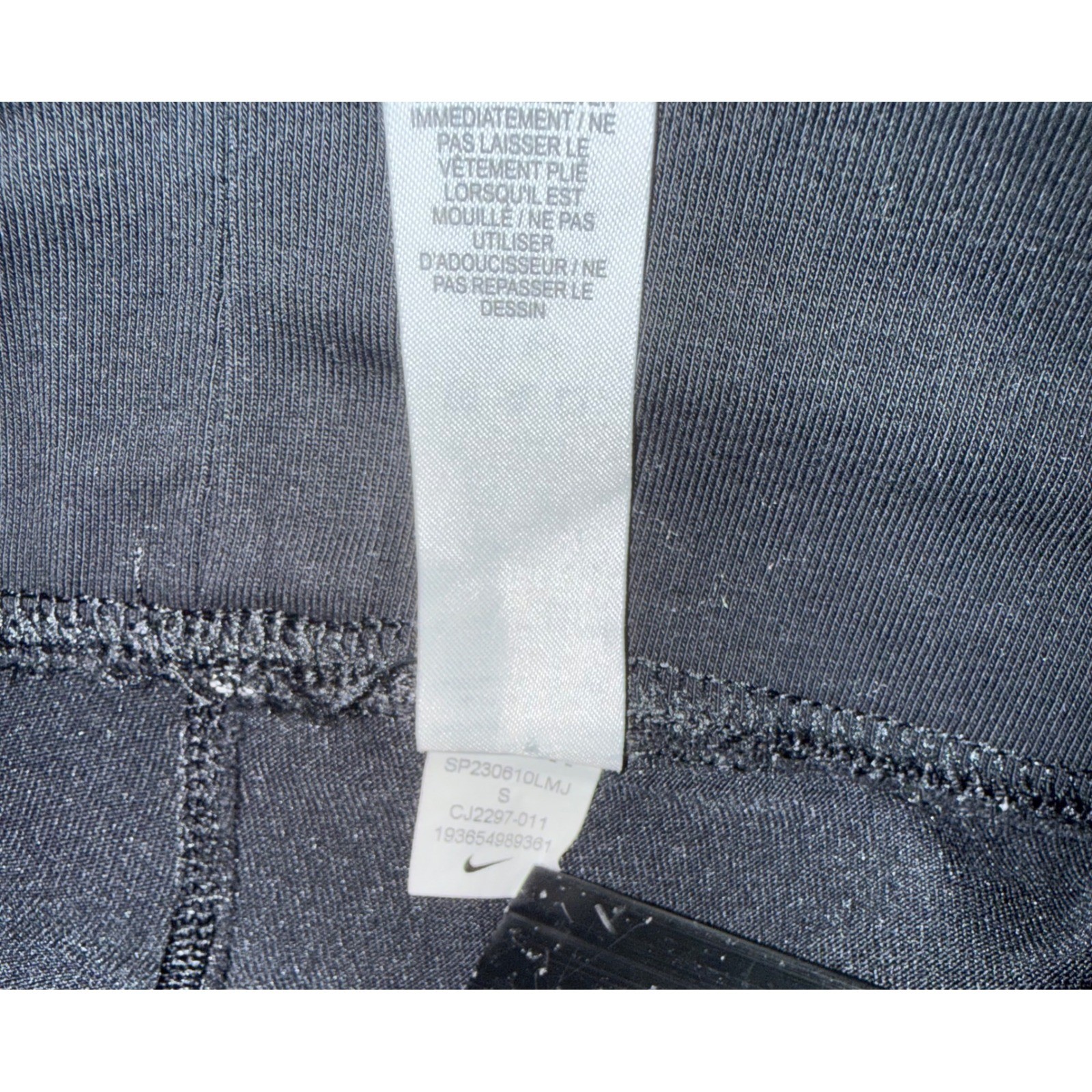 Nike Sportswear Essential High Waisted Logo Leggings Black CJ2297-011 Womens S thumbnail 5