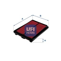 UFI Luftfilter 30.724.00 Filtereinsatz FüR Renault Nissan Qashqai Koleos J11 2 3