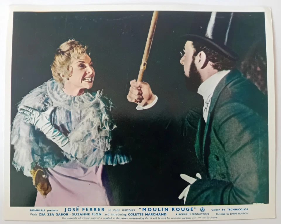 ORIGINAL LOBBY CARD MOULIN ROUGE Jose Ferrer 1962 Comedy - Image 1 of 1