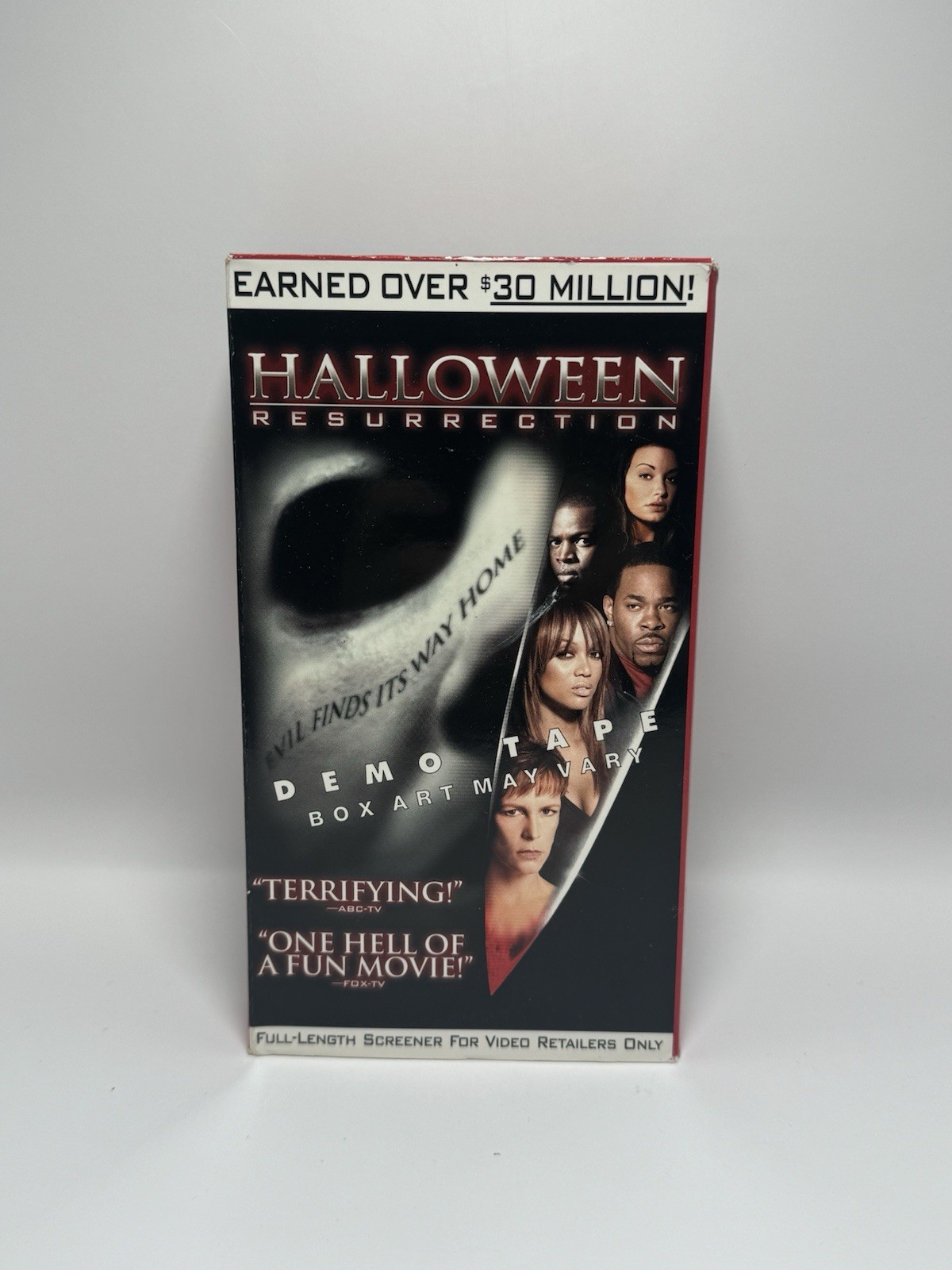 HALLOWEEN: RESURRECTION (2002) Screener Demo/Promo Horror VHS Tape