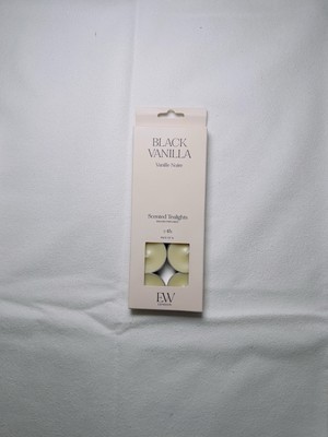 Black Vanilla Duft-Teelichter | 10er Pack | EW London | Scented Tealights   Neu