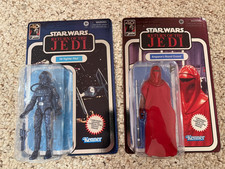 Star Wars Black Series Carbonized Emperor's Royal Guard and Tie Fighter Pilot