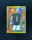 2025 Topps Chrome Gold #58 Ja'Marr Chase 44/50 Cincinnati Bengals EA53