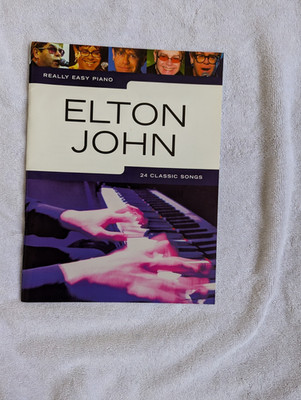 Really Easy Piano: Elton John (English) Paperback Book