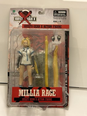 RARE SEALED VINTAGE EPOCH Guilty Gear X Millia Rage 1/12 Scale Action Figure 