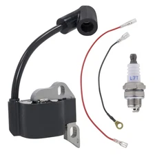 1130 400 1302 Ignition Coil Module with Spark Plug for Stihl 017 018 MS170 MS...