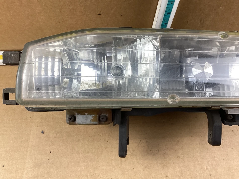 Conjunto de faros delanteros izquierdo del lado del conductor Honda Accord 1992-1993 Foto 3 de 4