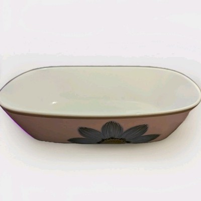 NORITAKE UP-SA DAISY PROGRESSION 9001 JAPAN 9 3/4'' Oval Vegetable Serving Bowl