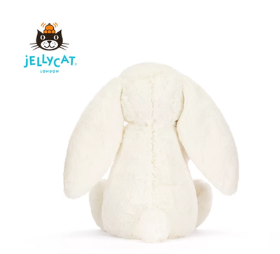 Cream Bunny with Rose 31cm White Soft PlushJellycatDoll Toy