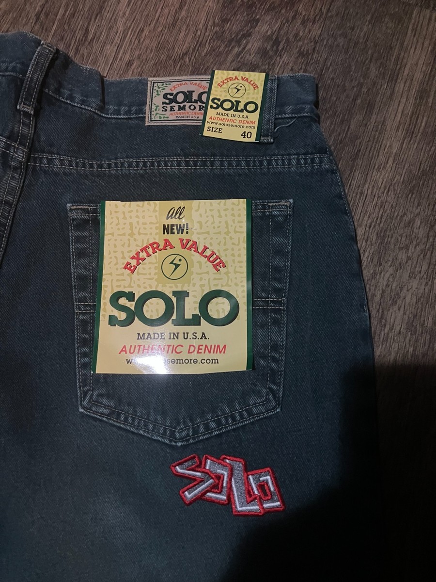 90s usa製 デッドストック solo semore バギーデニム Solo 【公式通販】