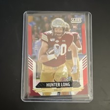 Panini 2021 Score Rookie Hunter Long Boston College Eagles #388 Football Card. rookie card picture