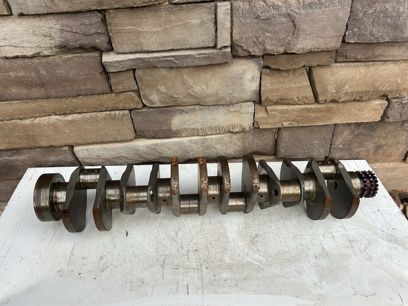 LAMBORGHINI AVENTADOR CRANKSHAFT OEM 07M105019J 