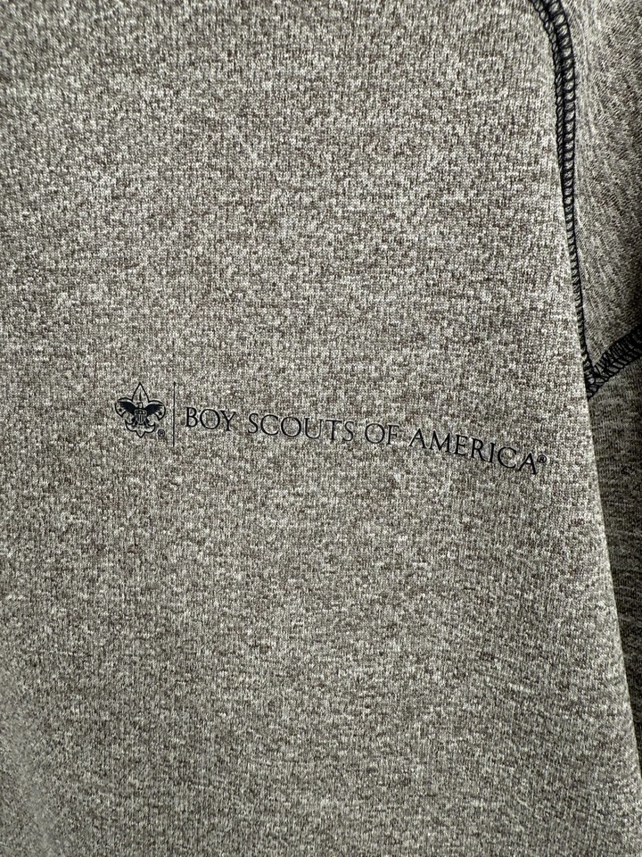 Boy Scouts of America Men’s 1/4 Zip Pullover 100% Polyester USA Size Large - Image 4 of 4