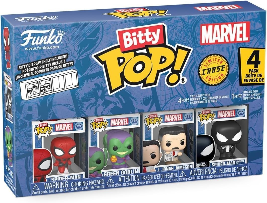 Funko Pop! Bitty: Marvel - Spider-Man, Green Goblin, J Jonah