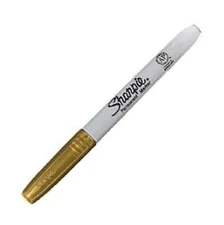 Sharpie Metallic Gold Marker Fine Point Gift Crafts Arts Office School Home