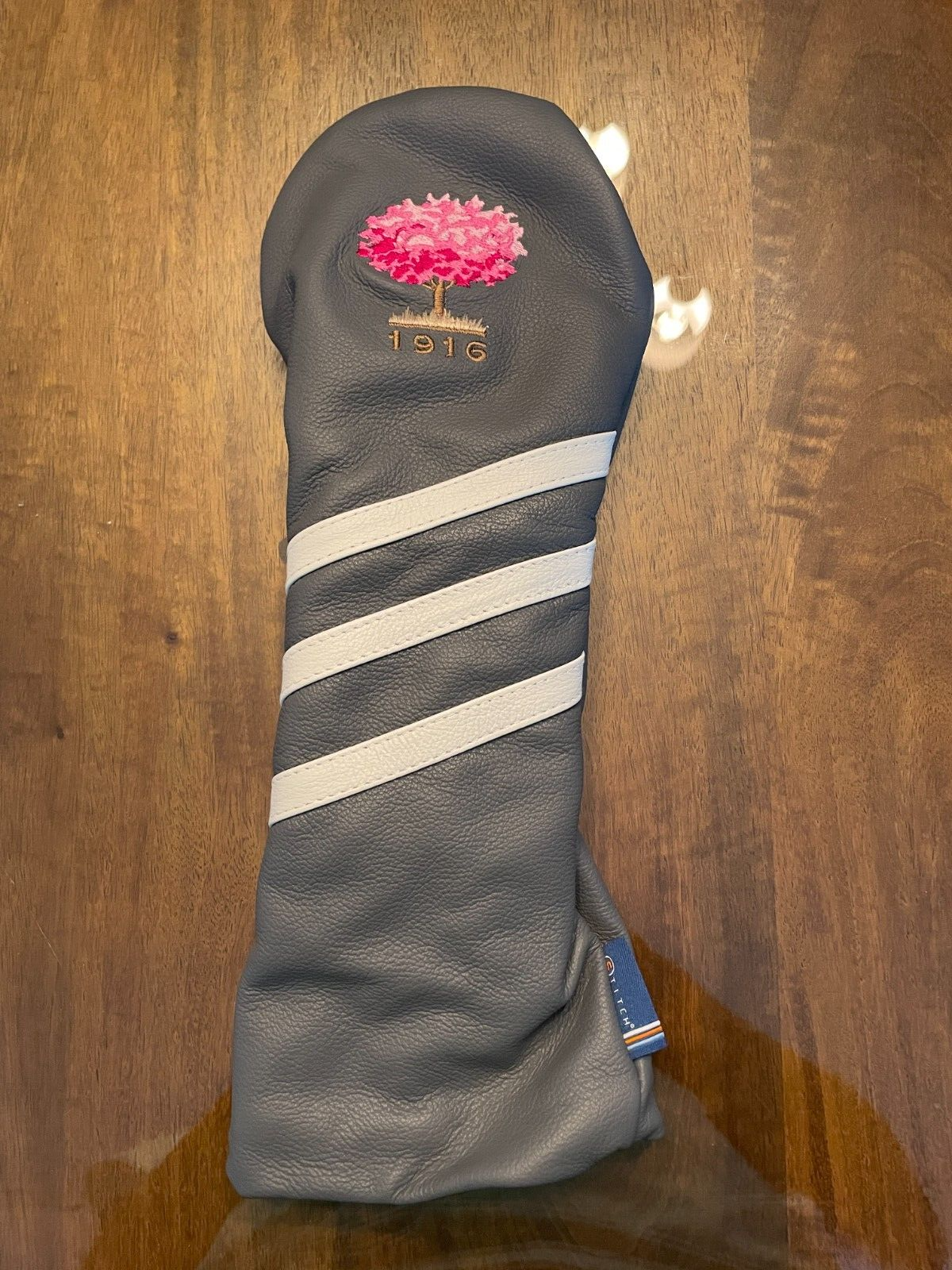 NEW STITCH DRIVER HEADCOVER - GRAY & WHITE