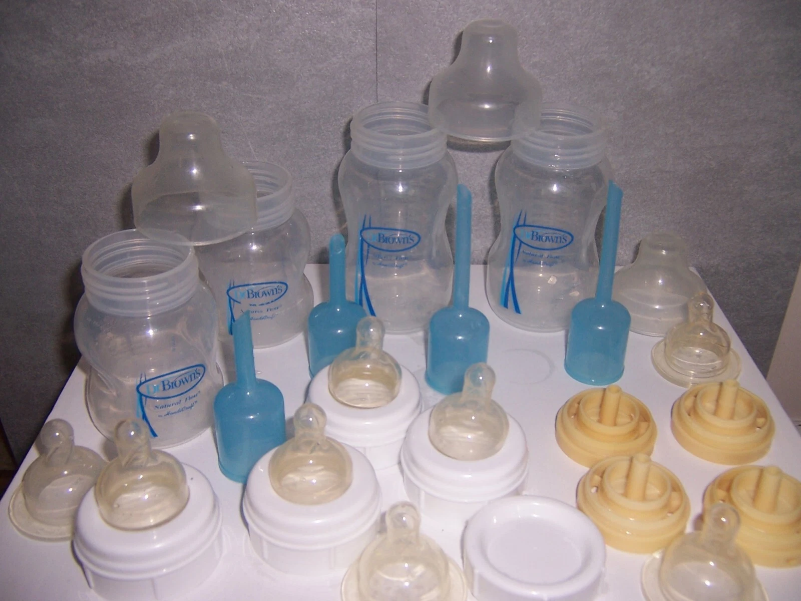 Dr. Brown's Options+ Anti-Colic Wide-Neck Baby Bottles huge lot box ride