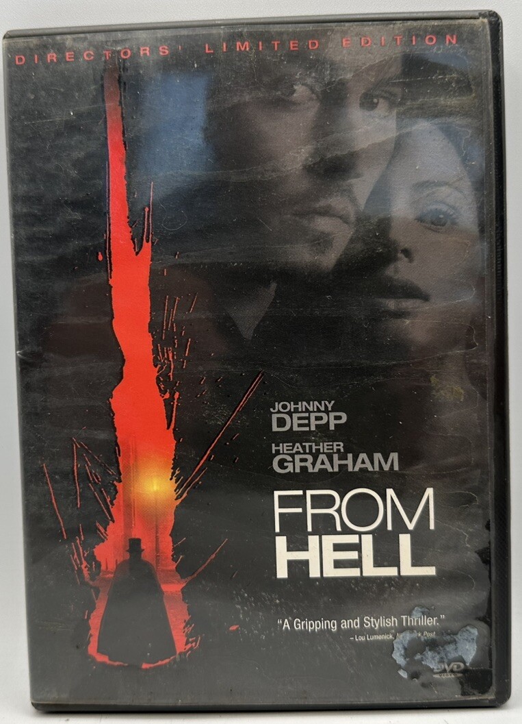 From Hell DVD Widescreen Johnny Depp Heather Graham Ian Holm  1996