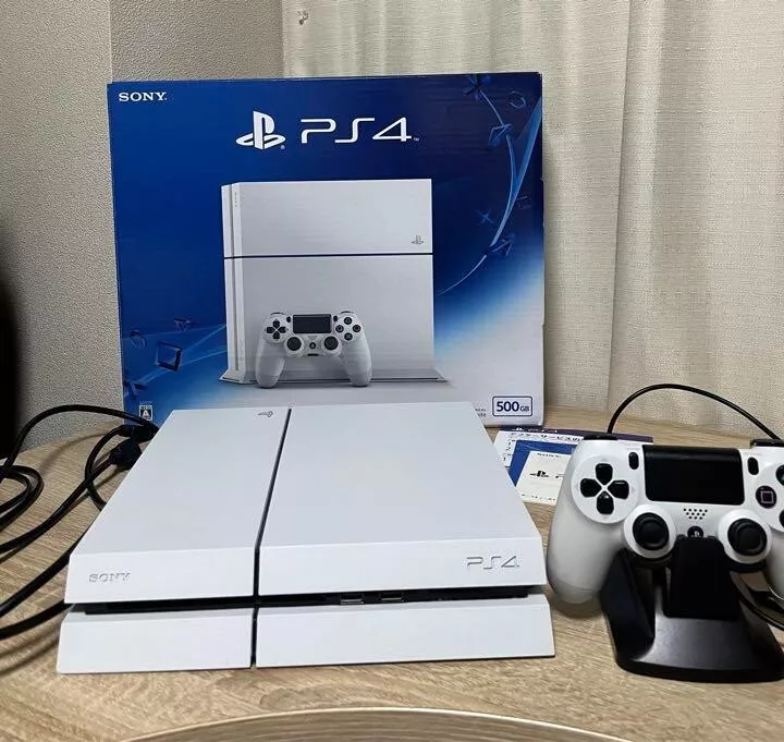 Sony PlayStation 4 PS4 CUH-1200A B02 White Game Console Charging