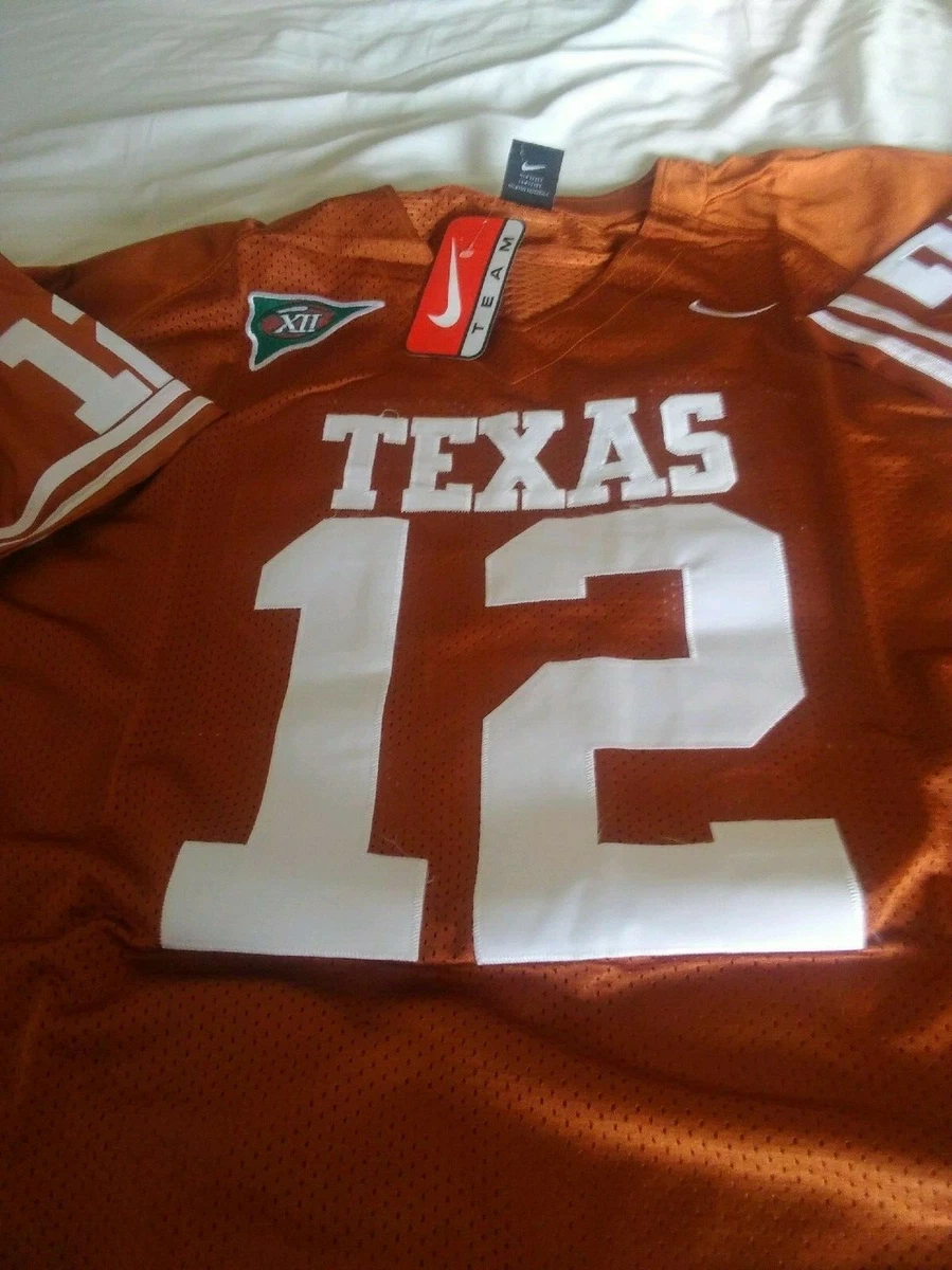 Texas Longhorns 12 COLT McCoy COLLEGE SEWN Jersey SIZE 54 NWT eBay