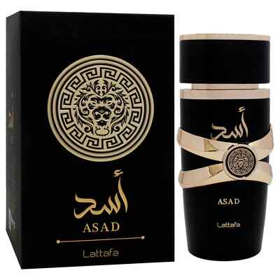Lattafa Asad by Lattafa 3.4 EDP Perfume Cologne Unisex New in Box