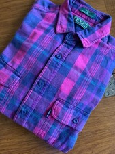 Vintage Levi's Sutter Creek Button Up Flannel Shirt Size Medium Cotton