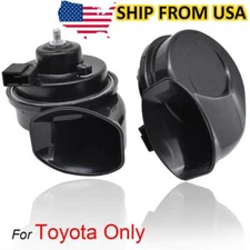 For Toyota Camry Highlander Tacoma Corolla RAV4 Snail Horn 125db Loud Dual Tone,