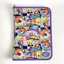 VTG Lisa Frank Fab Friends Comic Zippered Binder Pen Pouch Journal Notebook
