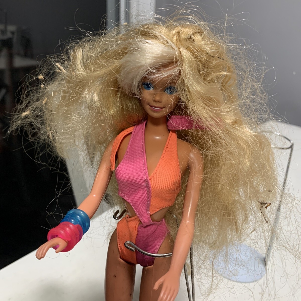 Vintage Original WET 'N WILD Barbie Doll 1989 Color Change