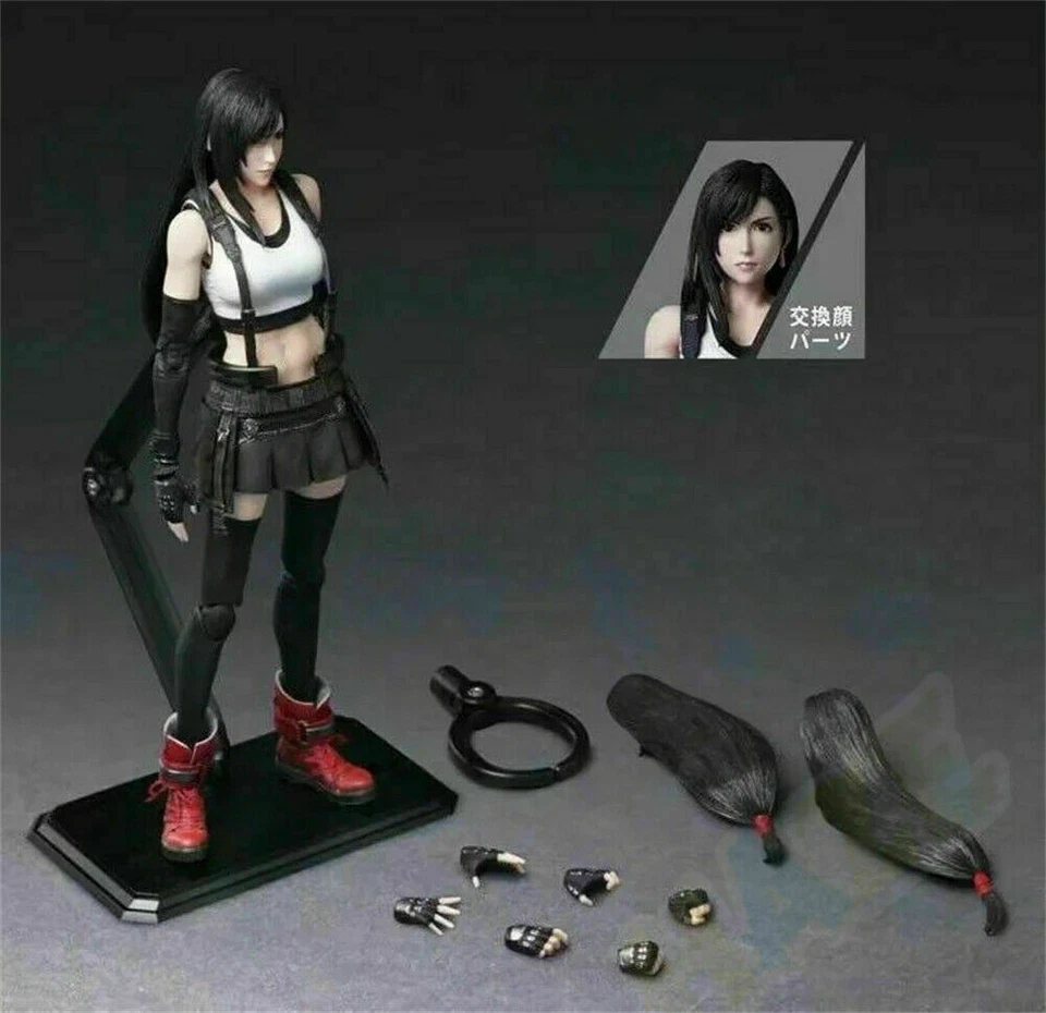 Play Arts Kai Tifa Lockhart Final Fantasy VII 10" Figura de Acción Colección Nuevo Foto 3 de 4