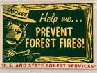 Vintage Style National Park  Forest Fire Steel Metal U.S  Heavy Quality Sign