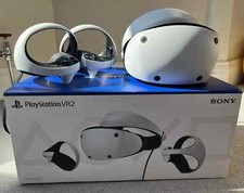 Sony PlayStation VR2 Headset (PSVR2) (CFI-ZVR2) Excellent working order 2 x cont