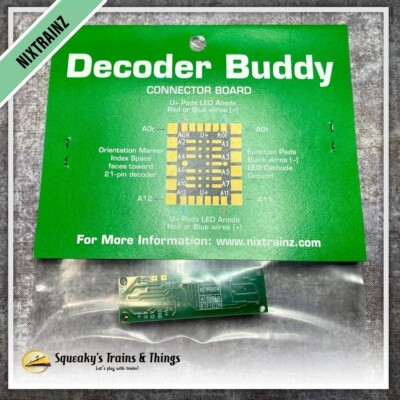 NixTrainz | Decoder Buddy Version 5B (1K Ohm, 8 Outputs) | HO Scale