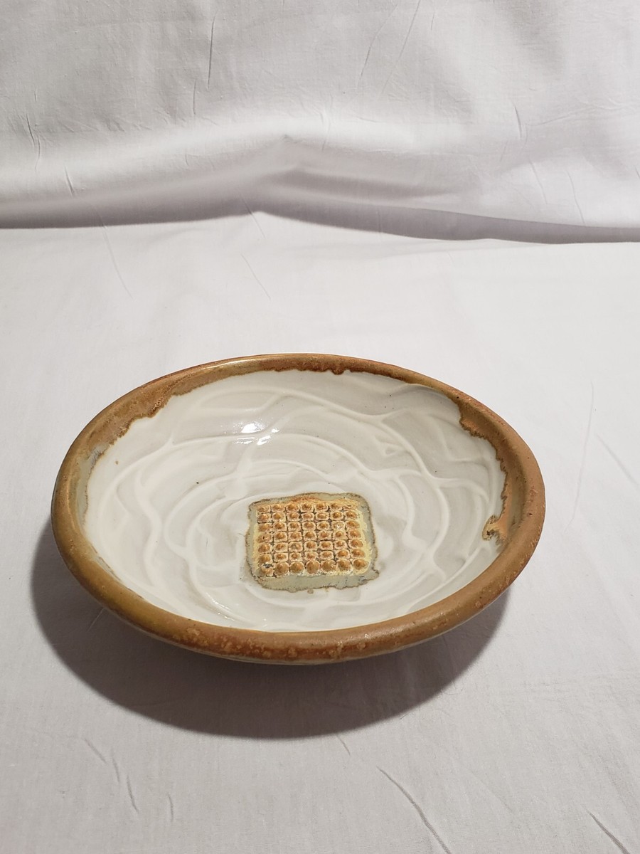 Art Pottery Wasabi Plate Signed Ditt