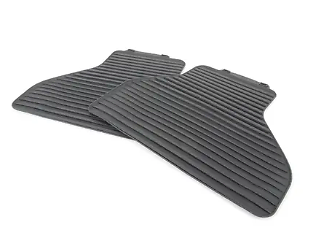 New Genuine Bmw X5 E70 E70 Lci Rubber Floor Mats Rear All Weather