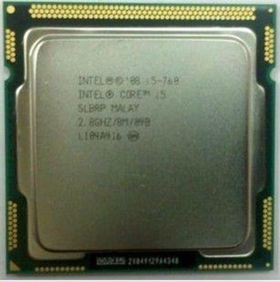 INTEL CORE i5-760 LGA 1156 MB SmartCache 95W TDP USED